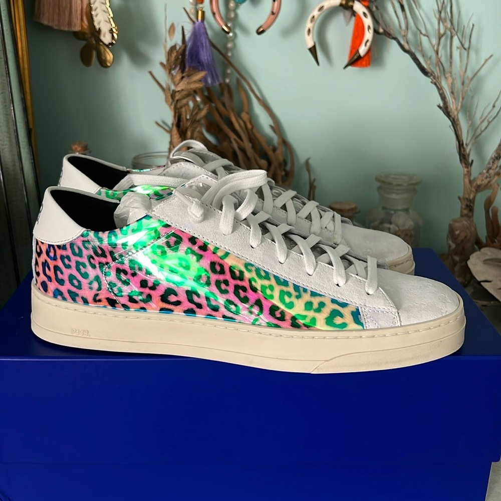 Jack Holographic Leopard P448 Shoes